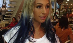  Valesca Popozuda pinta os cabelos de azul